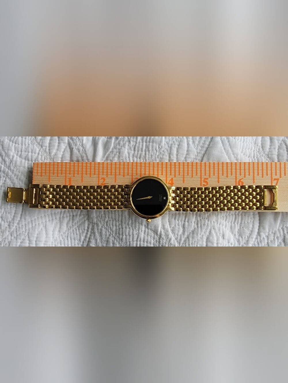Vintage Classic Rare 1991 Mens Citizen Gold Plated Watch 1020-s54562 - Picture 6 of 6
